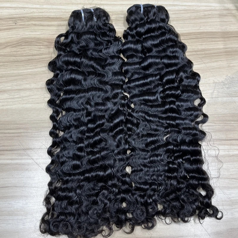 Burmese Raw Human Double Drawn Hair Bundles